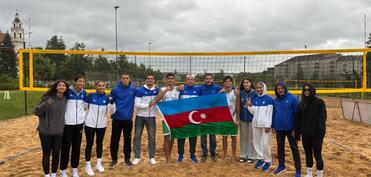 Azərbaycanın çimərlik voleybolu üzrə milliləri Ermənistan və Gürcüstan yığmalarına qalib gəlib