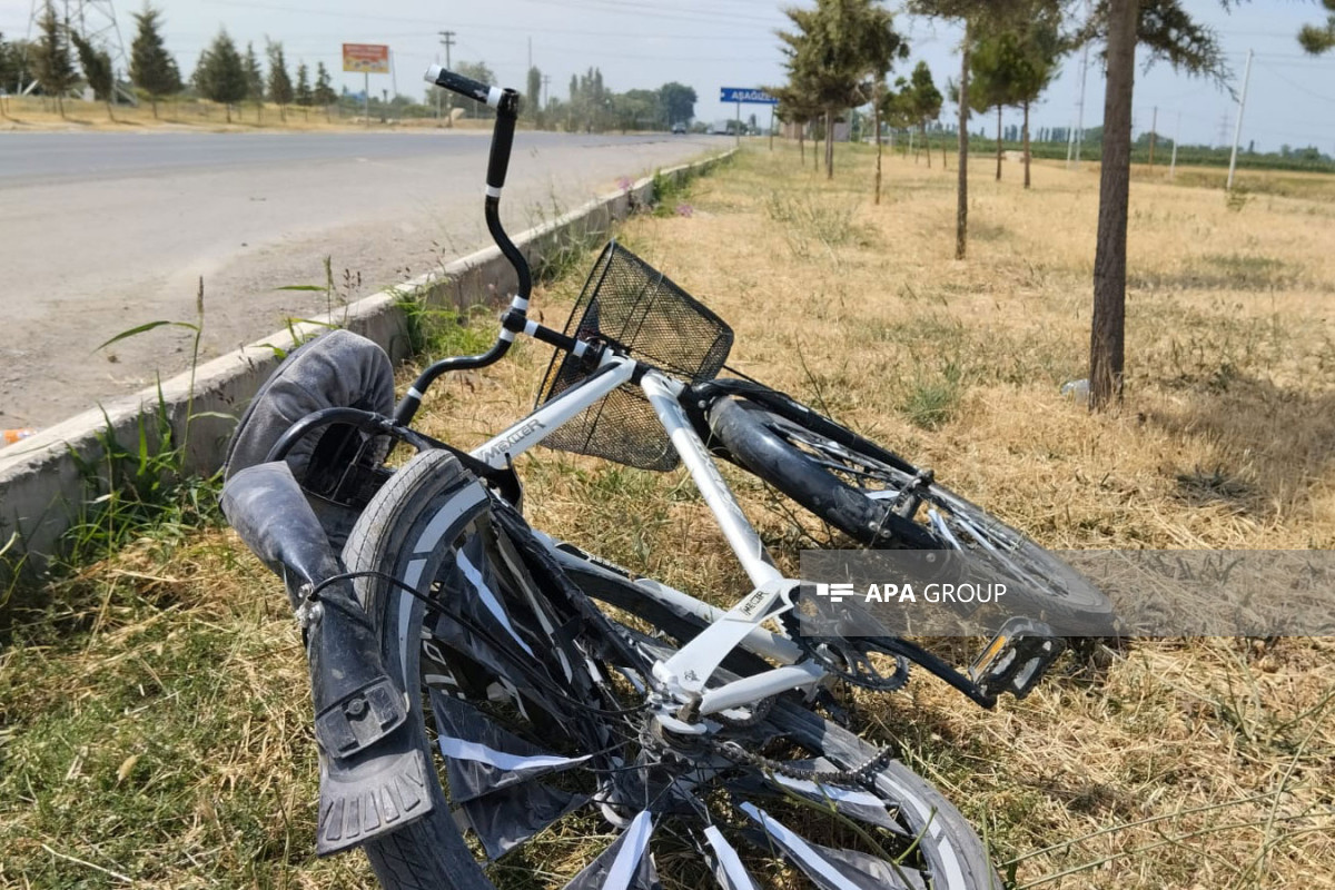 Xaçmazda 13 yaşlı velosipedçini avtomobil vurub - FOTO