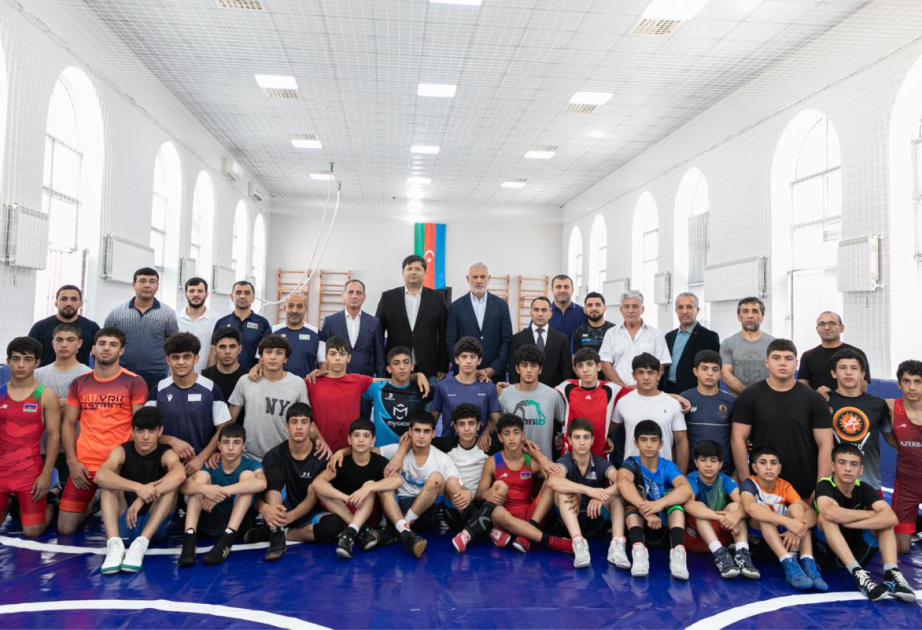 Azərbaycan Güləş Federasiyasının yeni təlim-məşq mərkəzi açılıb