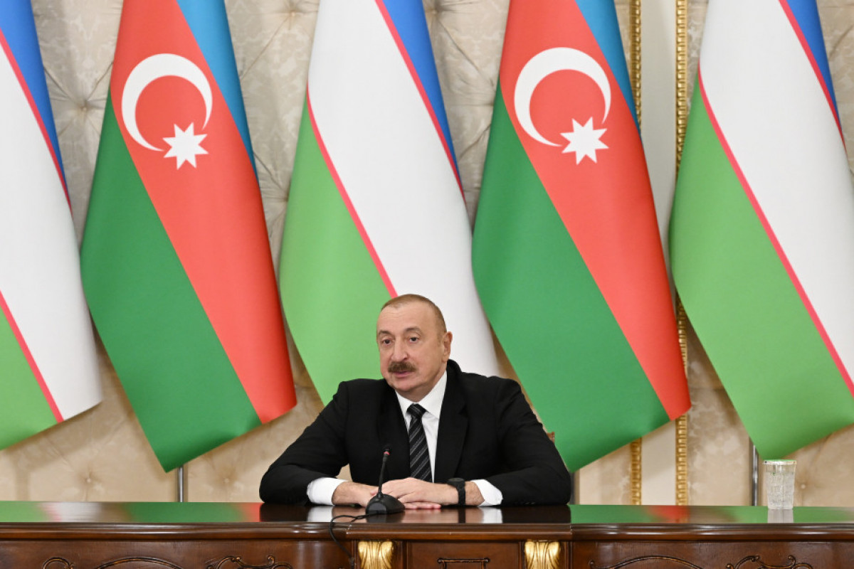 Azərbaycan Prezidenti Qarabağın bərpasına köməyinə görə Özbəkistana minnətdarlıq edib