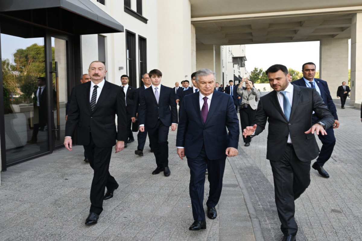 Azərbaycan və Özbəkistan prezidentləri “Sea Breeze” istirahət mərkəzində olublar - FOTO