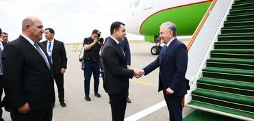 Şavkat Mirziyoyev Füzuli rayonuna səfərə gəlib
