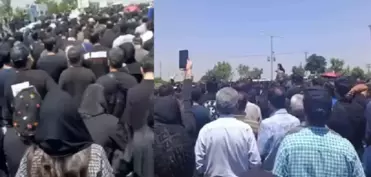 Həmədanda hökumətə qarşı şüarlar səsləndirildi