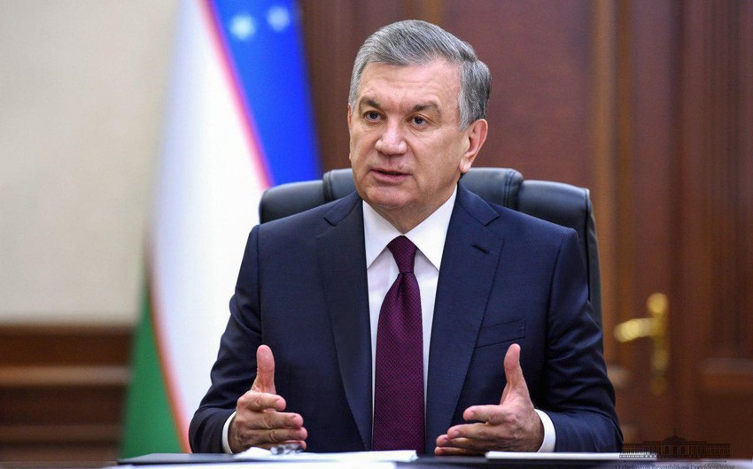 Özbəkistan Prezidenti Fəxri xiyabanda Ulu Öndər Heydər Əliyevin xatirəsini anıb