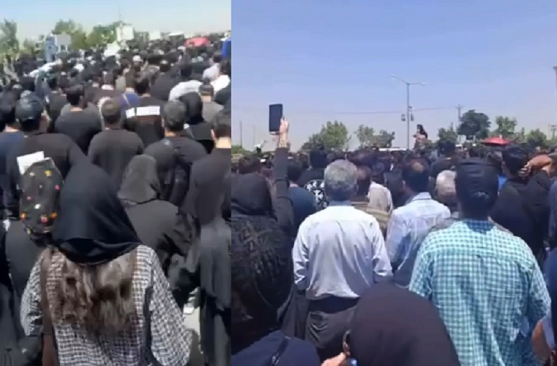 Həmədanda hökumətə qarşı şüarlar səsləndirildi