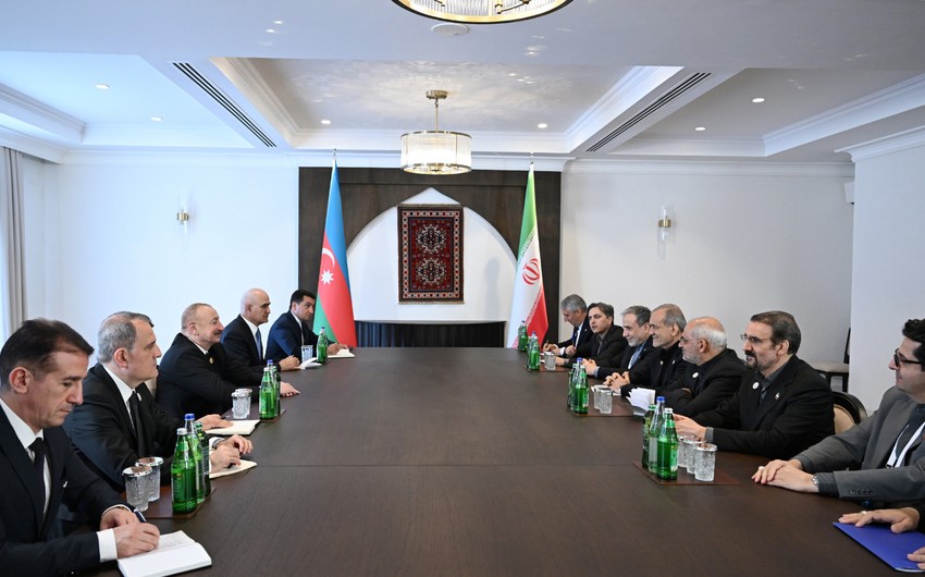 Xankəndidə Prezident İlham Əliyevlə Məsud Pezeşkianın görüşü olub - FOTO - YENİLƏNİB-1