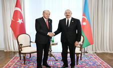 İlham Əliyev Xankəndidə Rəcəb Tayyib Ərdoğanla görüşüb