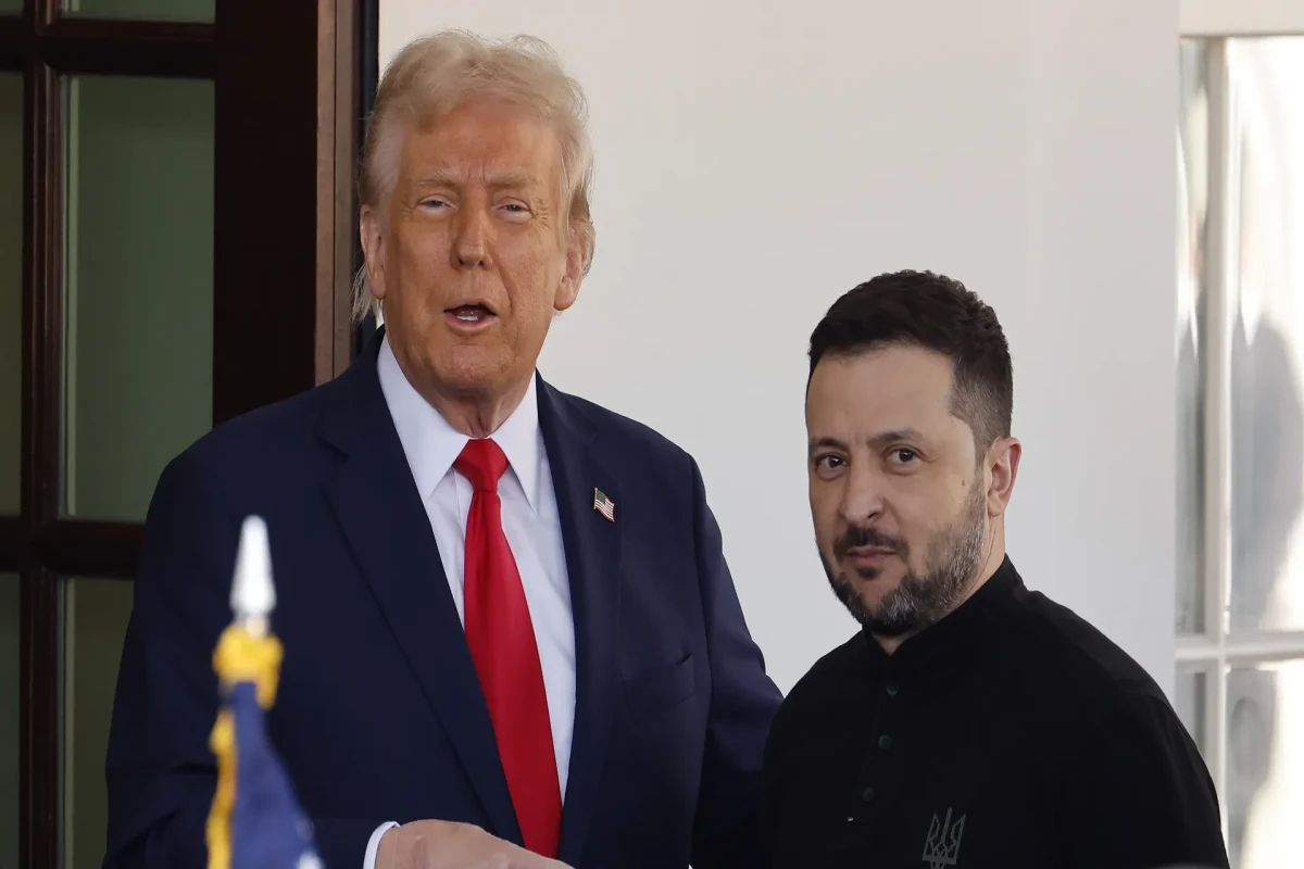 Trampla Zelenski Ukraynanın hava məkanını gücləndirmək barədə razılığa gəlib - YENİLƏNİB