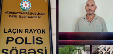 Laçın Rayon Polis Şöbəsindən əməliyyat tədbiri: 300-ə yaxın çətənə bitkisi və silah-sursat aşkarlanıb