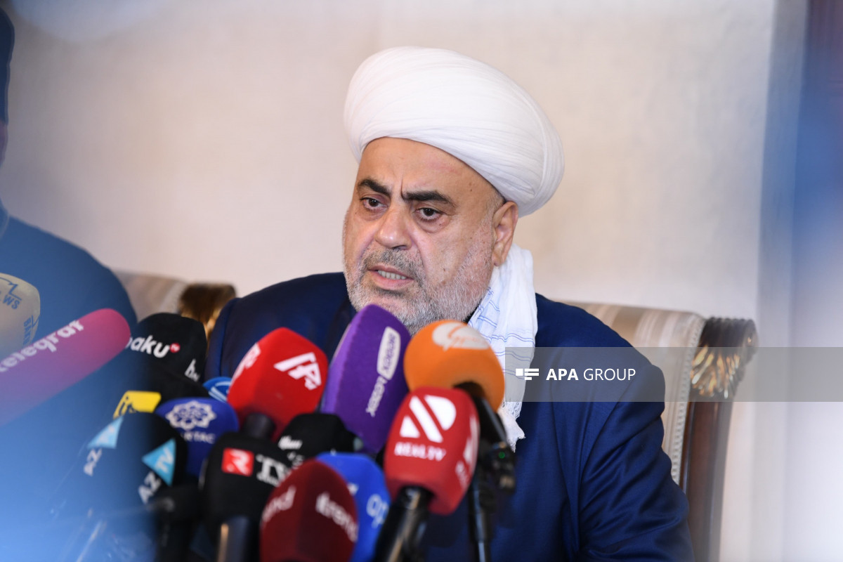 Allahşükür Paşazadə: Azərbaycan Qarabağda dini ayrıseçkilik etmədən bütün abidələri bərpa edir
