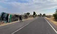 Macarıstanda ukraynalıların olduğu avtobus aşıb: 17 uşaq yaralanıb