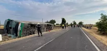 Macarıstanda ukraynalıların olduğu avtobus aşıb: 17 uşaq yaralanıb
