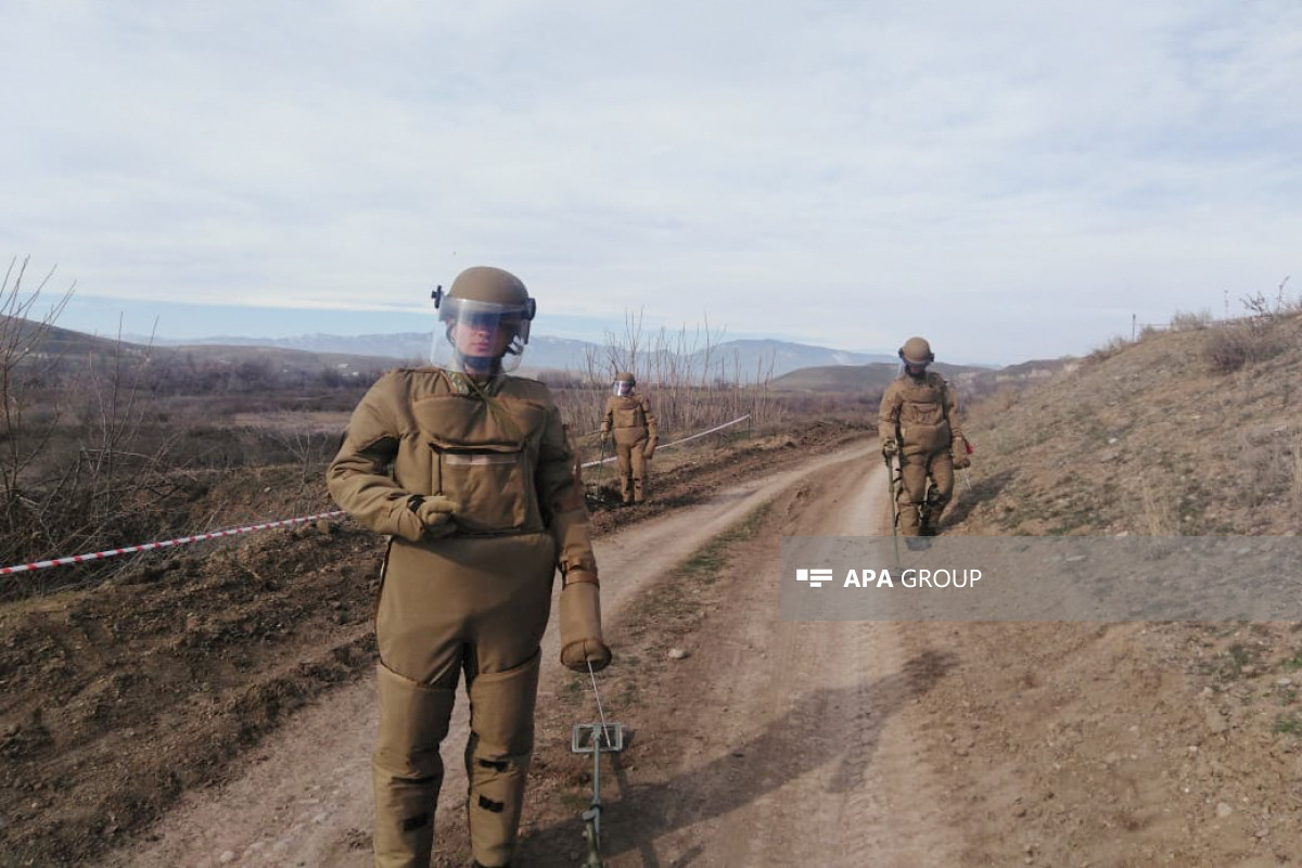 Azad edilmiş ərazilərdə daha 59 mina, 382 PHS aşkarlanıb