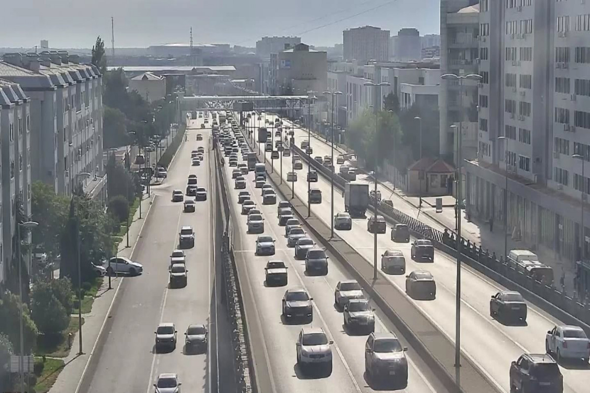 Bakıda bu yollarda sıxlıq var - SİYAHI