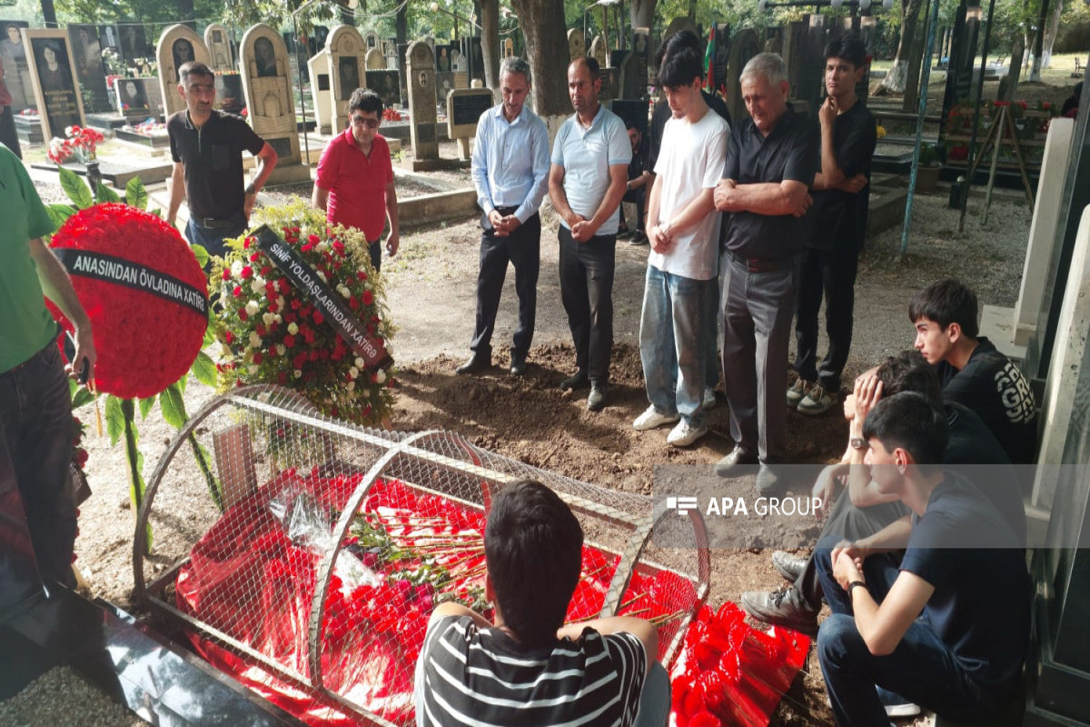 Almaniyada meyiti tapılan tələbə Lənkəranda dəfn edilib - FOTO
