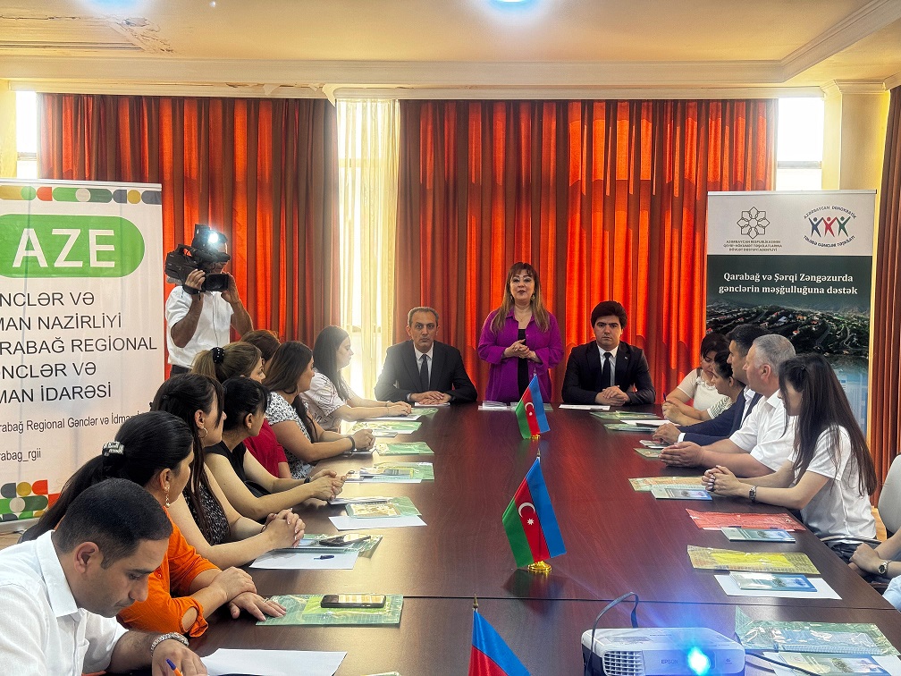 ​Tərtərdə gənclər üçün məşğulluq və karyera mövzusunda maarifləndirici seminar keçirildi