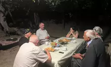QHT sədrinin layihə çərçivəsində şəhid ailələri ilə görüşü davam edir
