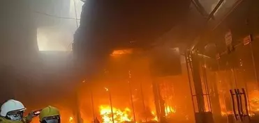 Qəzvində istehsalat müəssisəsində yanğın olub