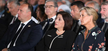 Sahibə Qafarova Srebrenitsa qurbanlarının xatirəsinə həsr olunmuş anım mərasimində iştirak edib