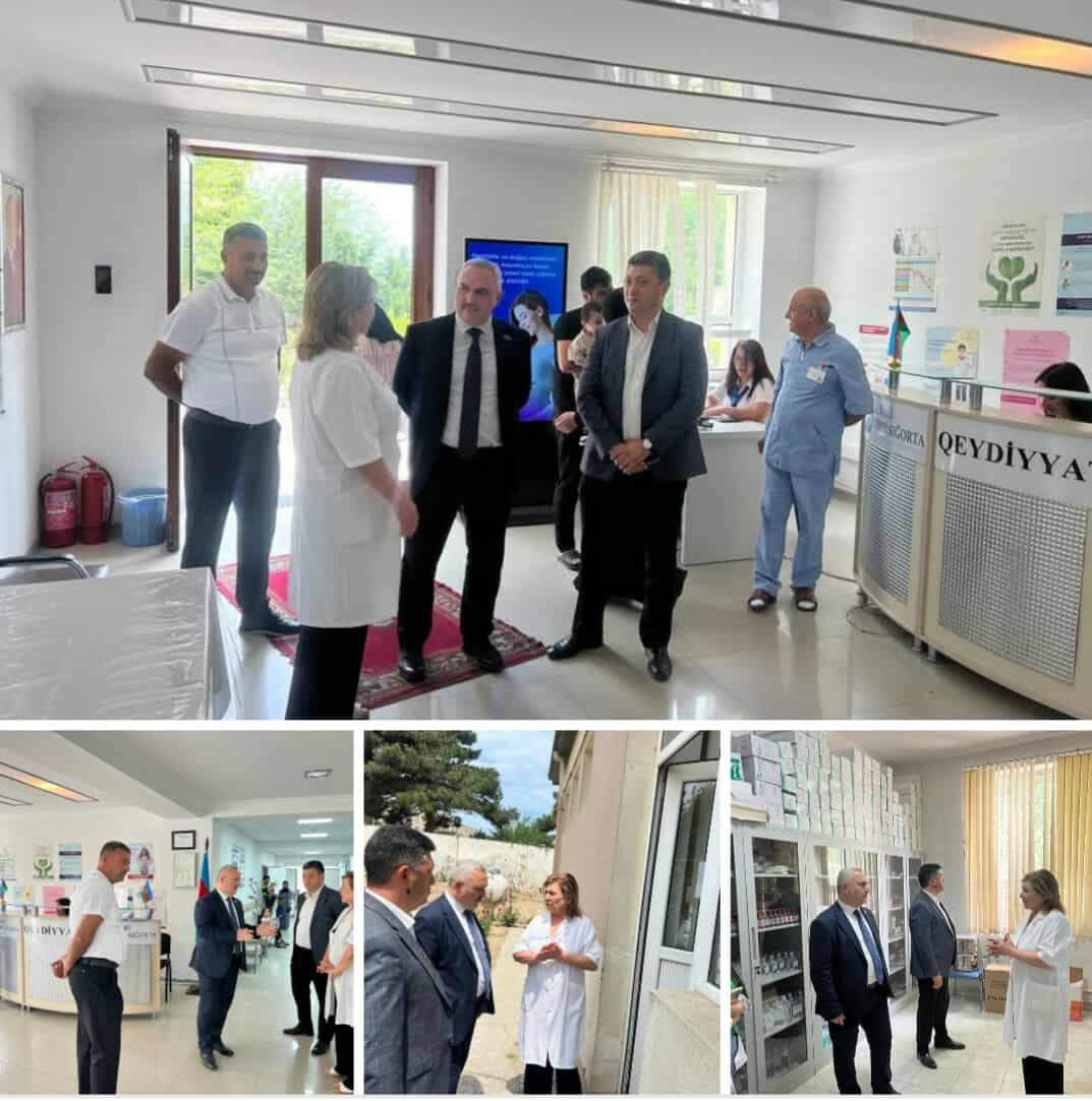 Azər Allahverənov Nardaran Sağlamlıq Mərkəzində tibb heyəti ilə görüşüb