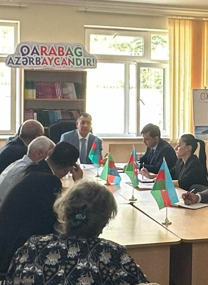 Qüdrət Həsənquliyev seçicilərlə növbəti görüş keçirib