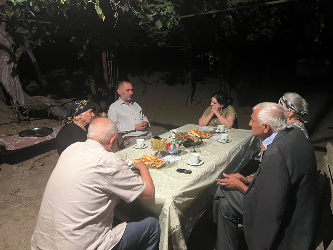 QHT sədrinin layihə çərçivəsində şəhid ailələri ilə görüşü davam edir