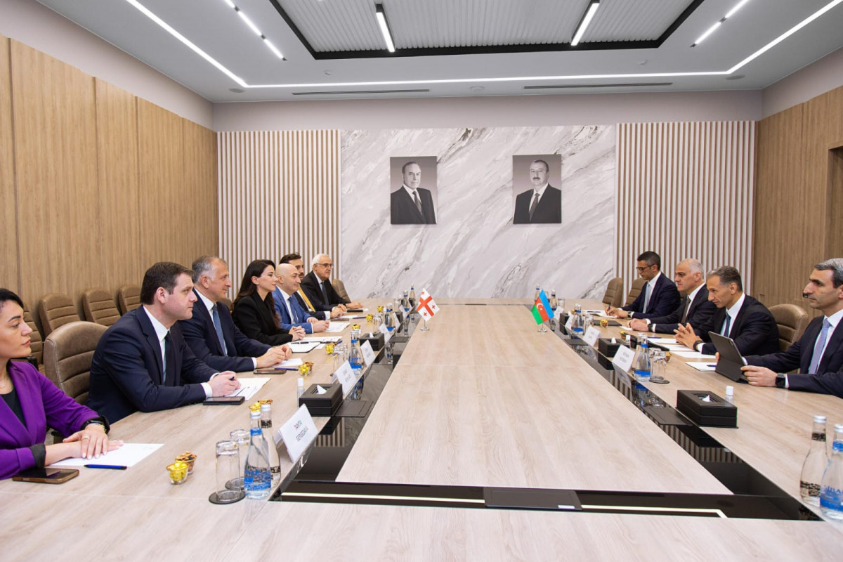 Rəşad Nəbiyev Gürcüstanın iqtisadiyyat naziri ilə görüşüb