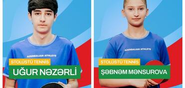 EYOF-da Azərbaycanı təmsil edəcək stolüstü tennisçilər müəyyənləşib