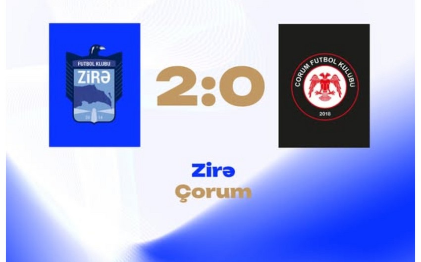 "Zirə" Türkiyədə keçirdiyi üçüncü yoxlama oyunundan da qalib ayrılıb