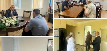 Azər Allahverənov Kürdəxanı və Zabrat qəsəbələrinin vətəndaşları ilə görüşüb