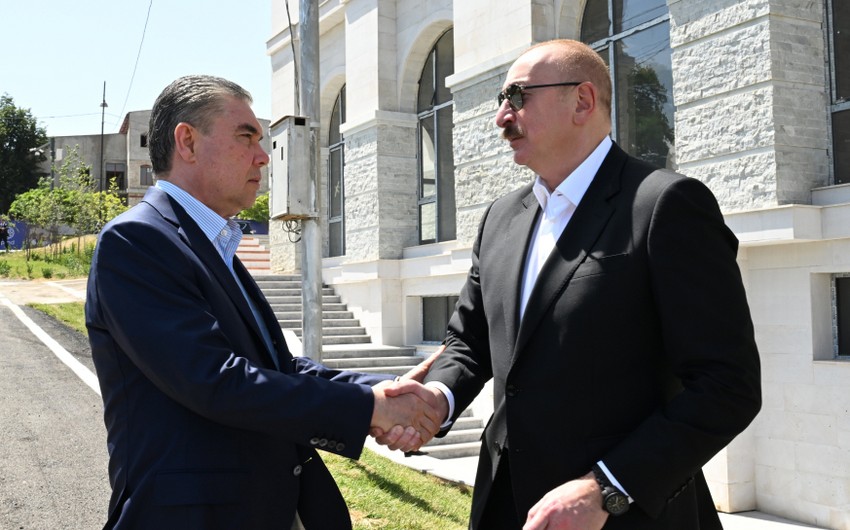 Prezident İlham Əliyev Qurbanqulu Berdiməhəmmədovun səfəri ilə bağlı paylaşım edib