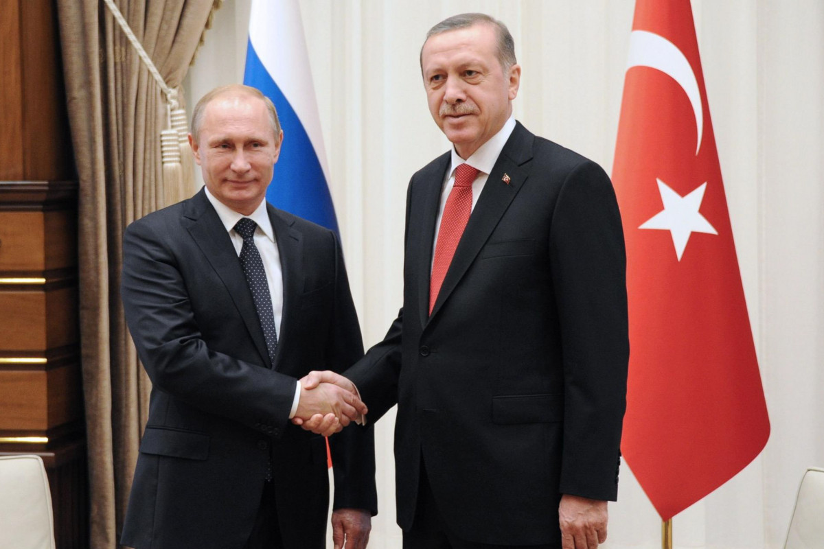 Ərdoğan Putinlə Suriyanı müzakirə edib