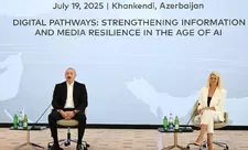 Prezident İlham Əliyev Media Forumunda Rusiya ilə Avropa İttifaqı arasında yaranmış təbii qaz böhranına münasibət bildirib