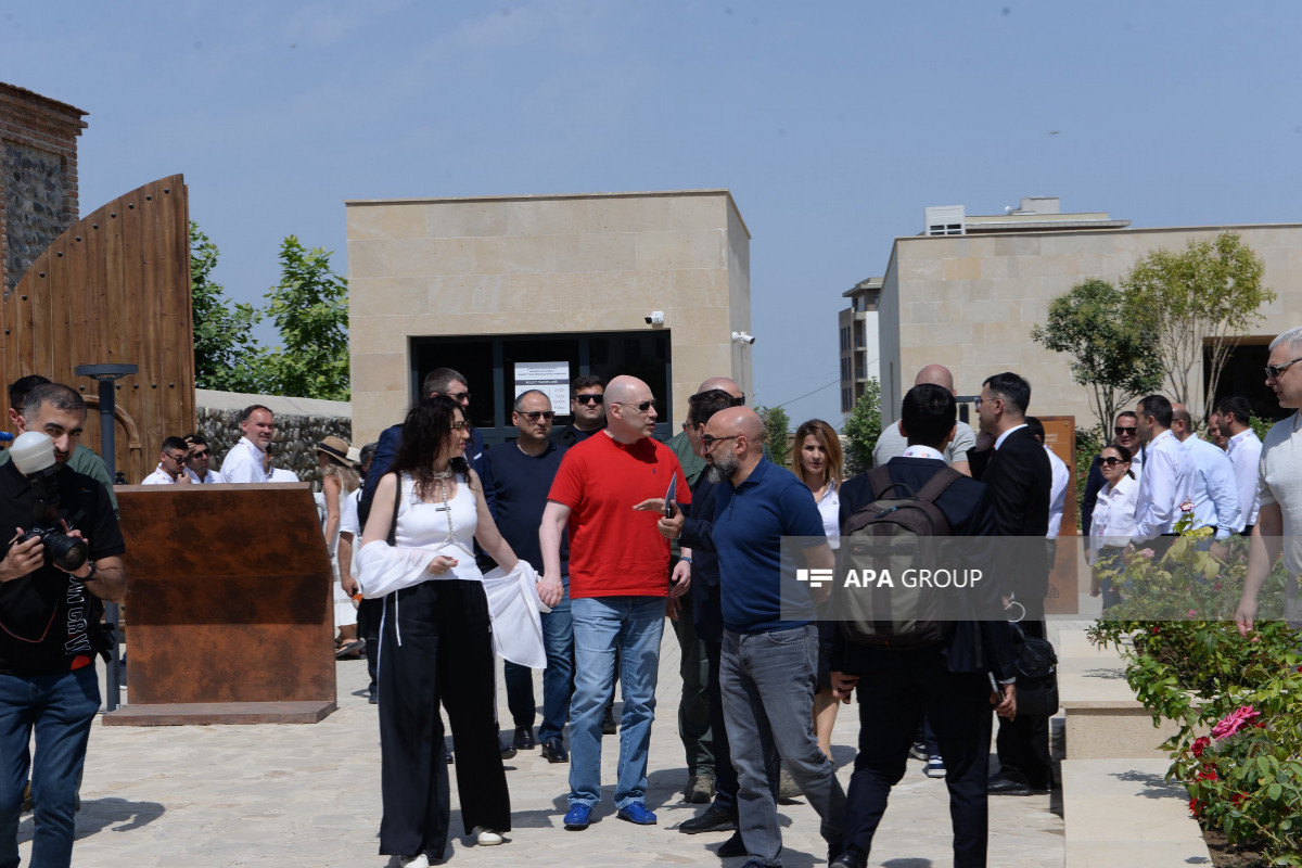 III Şuşa Qlobal Media Forumunun iştirakçıları Ağdama səfər ediblər - FOTO