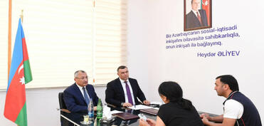 Ağdamda keçmiş məcburi köçkünlərin müraciətləri dinlənilib