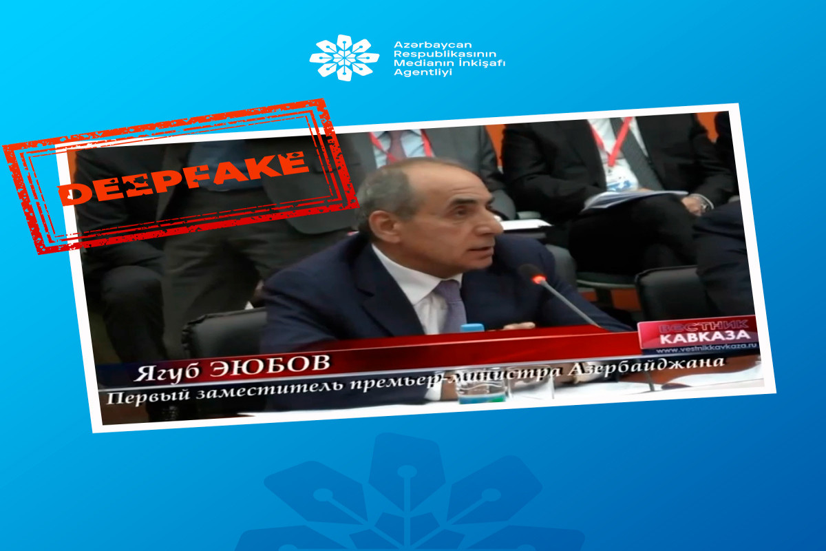 Yaqub Eyyubovun adından yayılan açıqlama “deep fake” texnologiyası ilə hazırlanıb