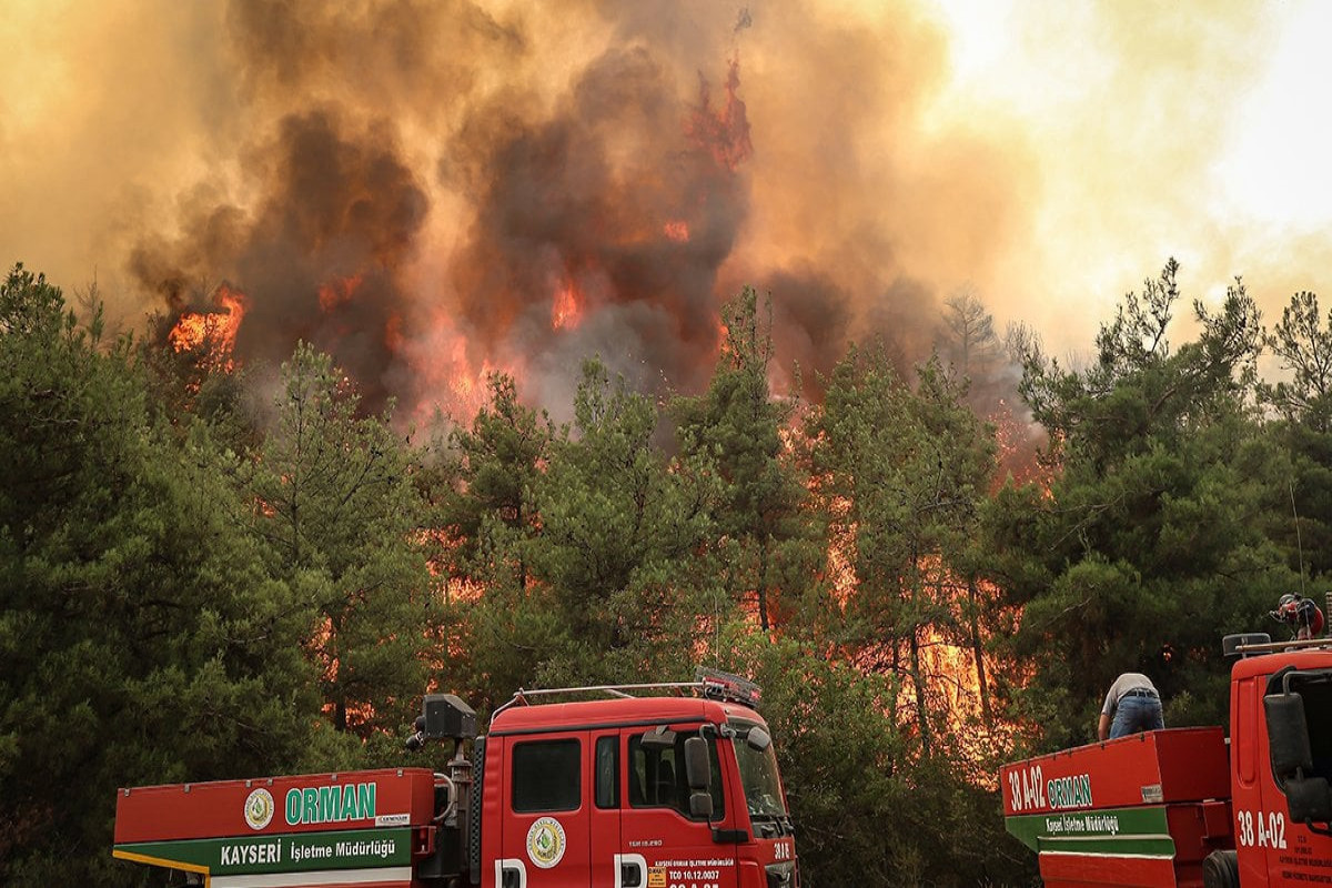Türkiyənin Eskişehir vilayətindəki meşə yanğını ətraf ərazilərə yayılıb, 11 nəfər ölüb