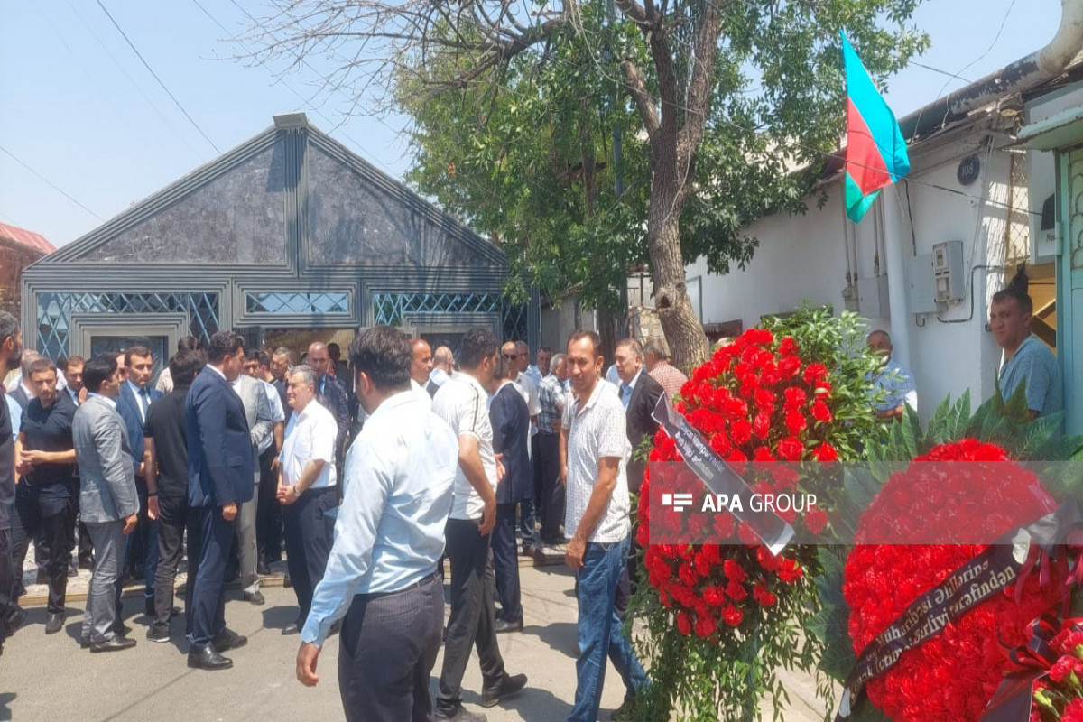 Milli Qəhrəman Natiq Qasımovun anası ilə vida mərasimi keçirilir