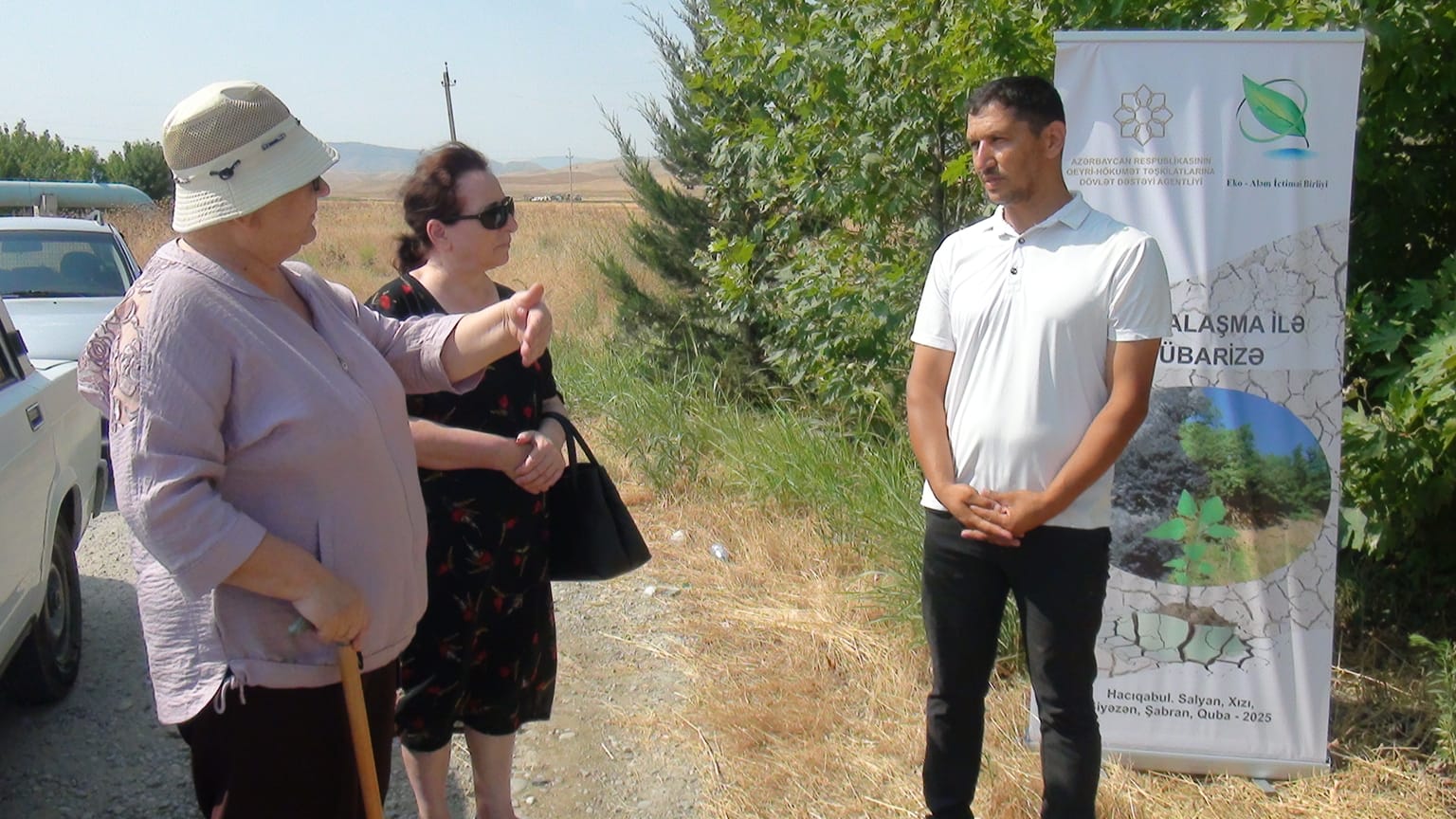 Eko Aləm İctimai Birliyi regionlarda yaşıllaşdırma işləri ilə bağlı monitrinqi davam etdirir