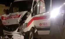 Hacıqabulda təcili yardım maşını qəzaya uğrayıb, ölən və yaralananlar var