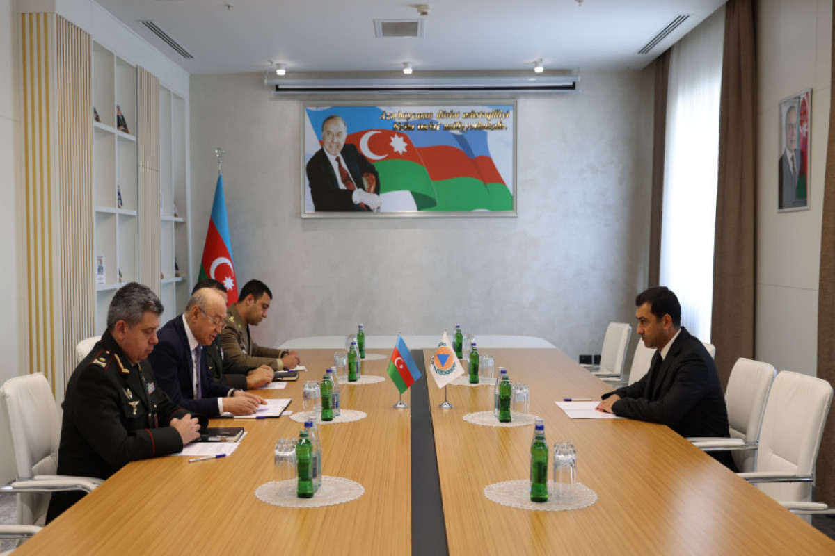 Kəmaləddin Heydərov Beynəlxalq Mülki Müdafiə Təşkilatının yeni Baş katibi ilə görüşüb