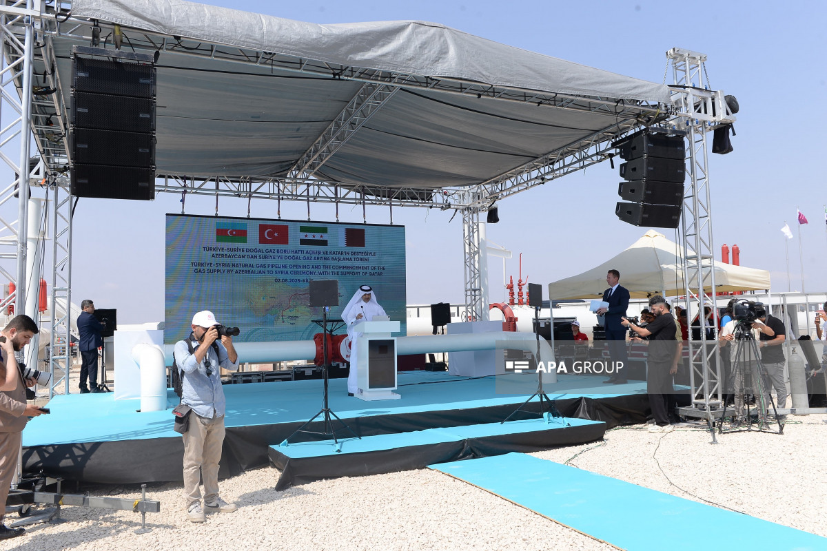 Fond rəhbəri: Azərbaycan qazının Türkiyə ərazisindən Suriyaya ixracı bu ölkədə elektrik enerjisi böhranını azaldacaq