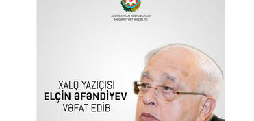 Xalq yazıçısı Elçin Əfəndiyev vəfat edib