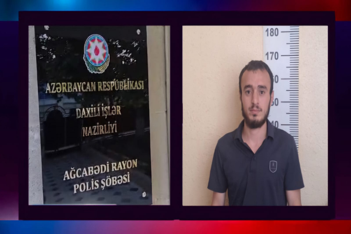 Ağcabədidə silsilə oğurluq edən şəxs saxlanılıb