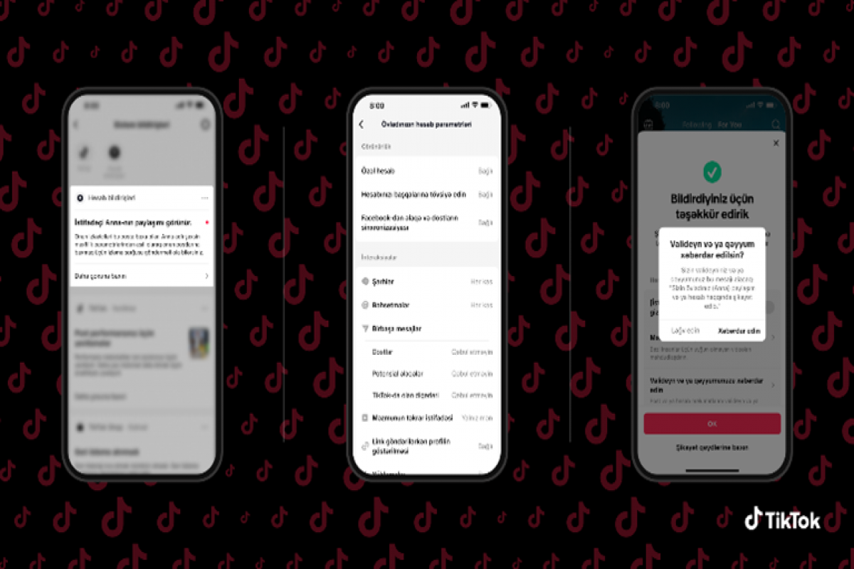 TikTok istifadəçilərin rifahı üçün yeni alətlər istifadəyə verir