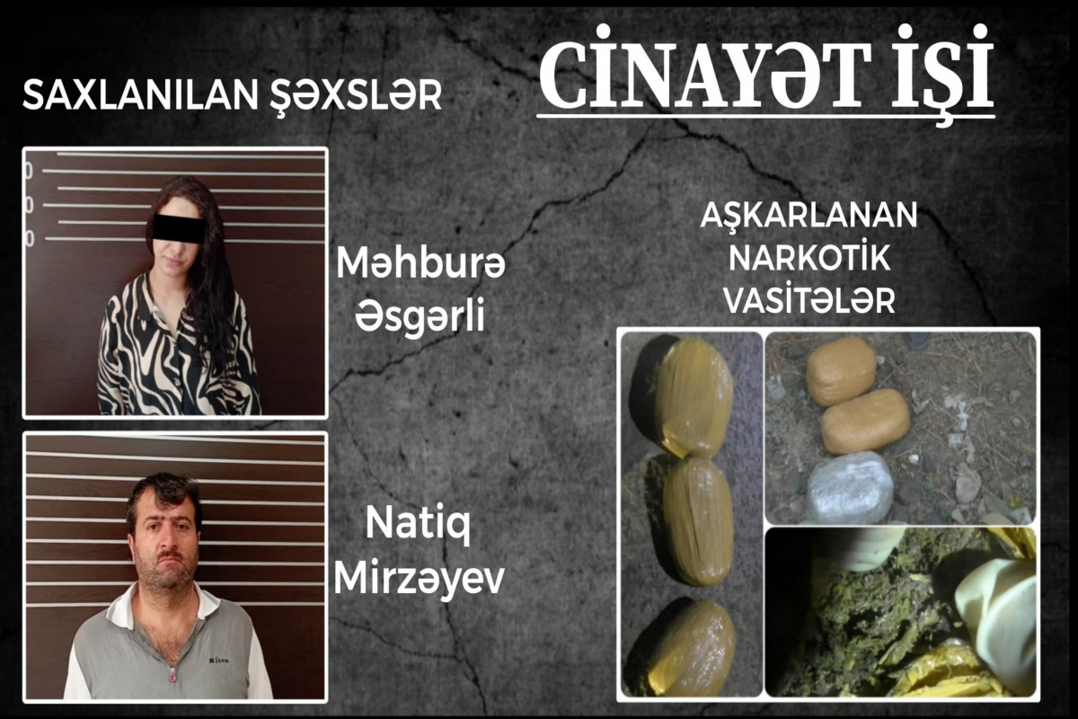 Yardımlıda narkokuryerlər həbs edilib