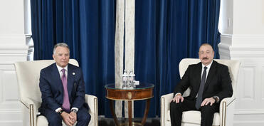 Vaşinqtonda Azərbaycan Prezidenti İlham Əliyevin ABŞ Prezidentinin xüsusi elçisi Stiv Uitkoff ilə görüşü olub