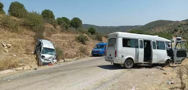 Türkiyədə ağır yol qəzası olub, ondan çox adam yaralanıb