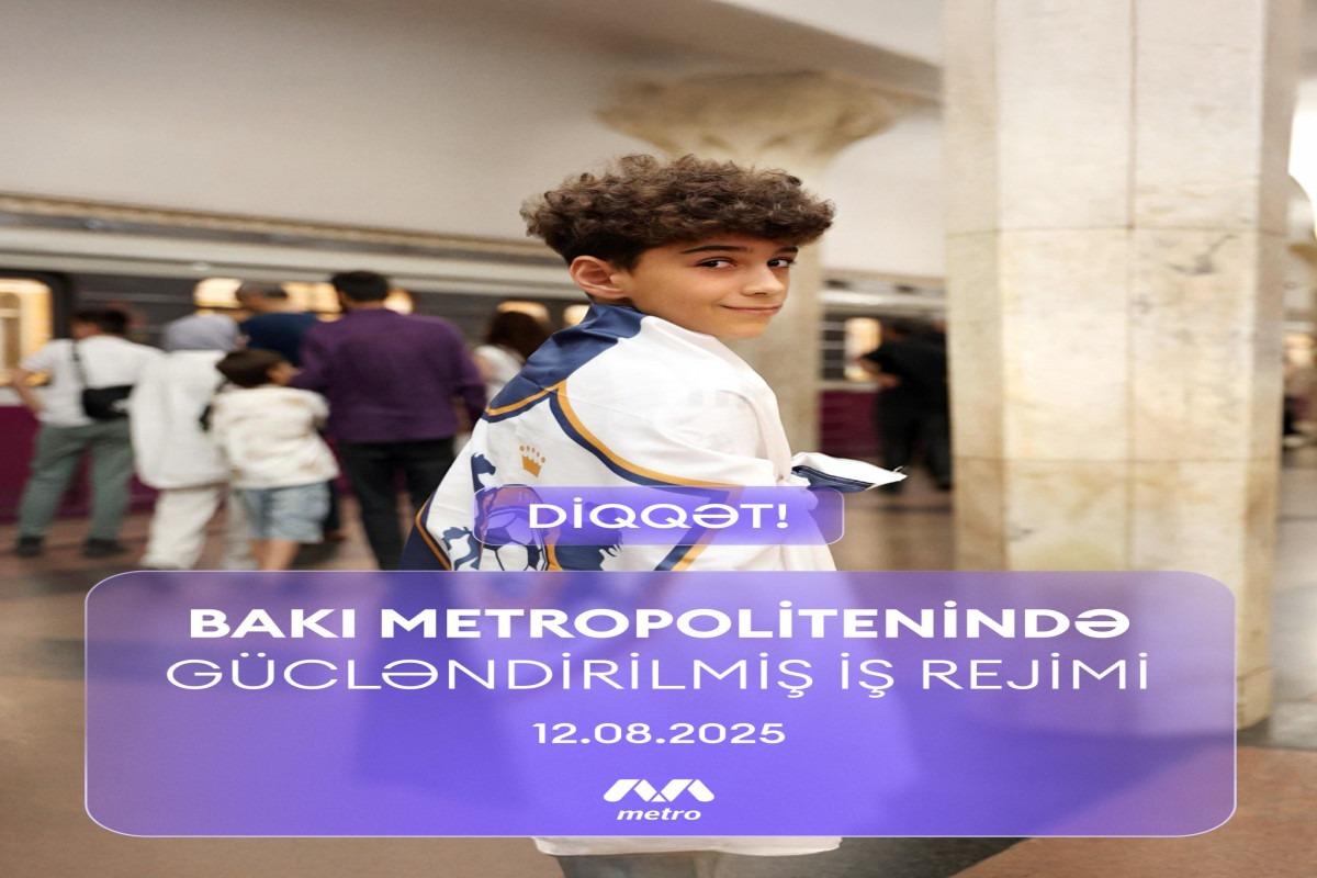 Sabah Bakı metrosu gücləndirilmiş rejimdə çalışacaq