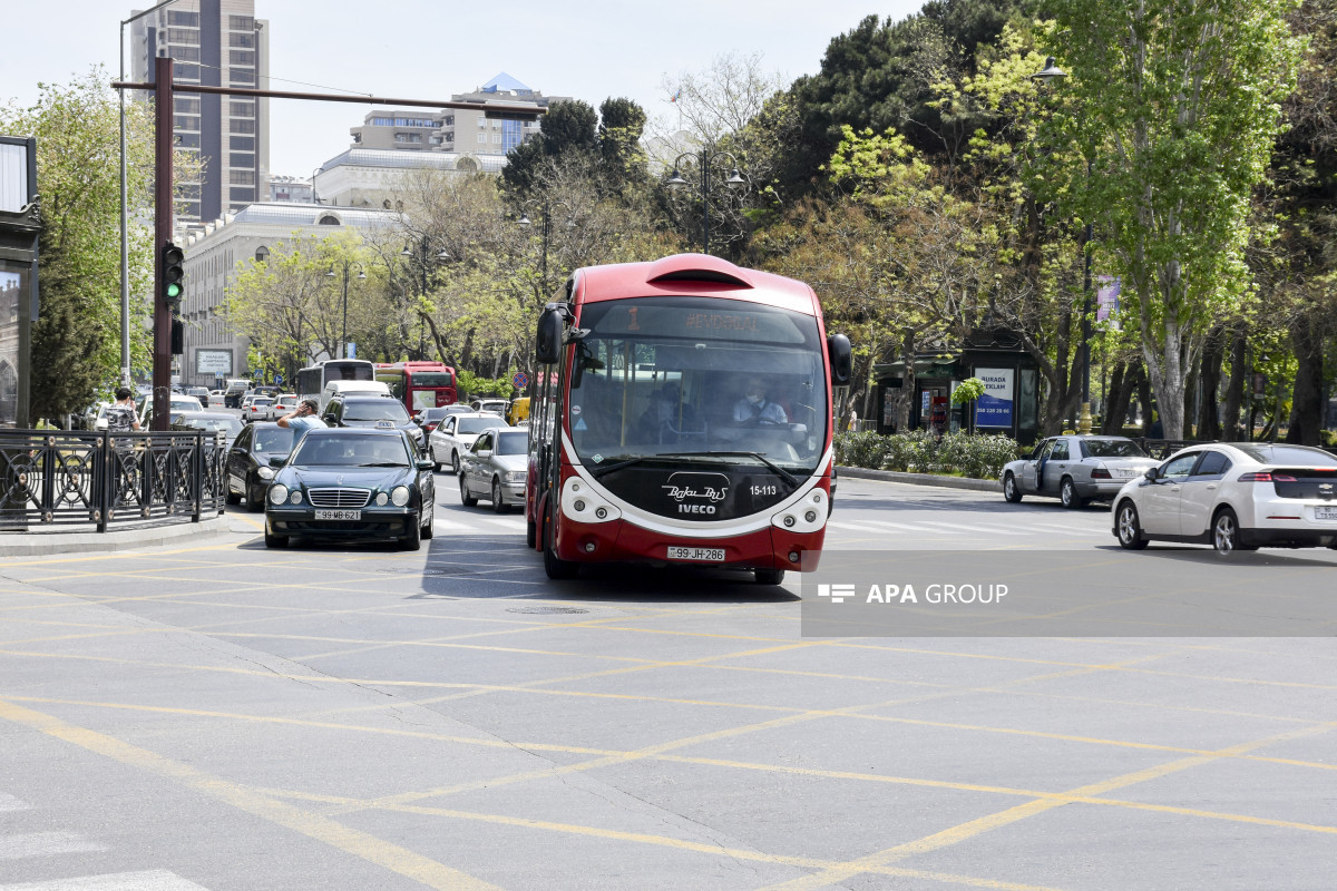 Bakıda 12 müntəzəm marşrut üzrə avtobusların dayanacaq yeri müvəqqəti dəyişdirilib
